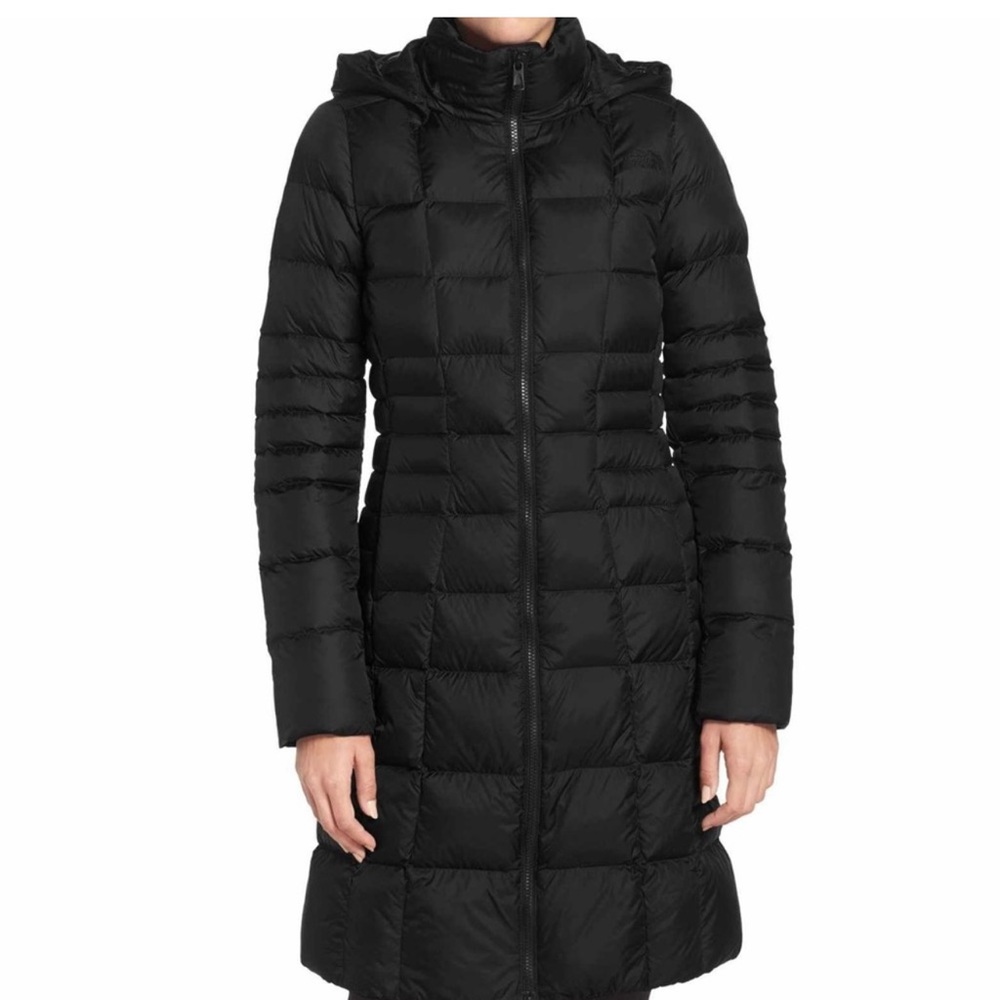 THE NORTH FACE Metropolis II Hooded parka, BLACK Size Large